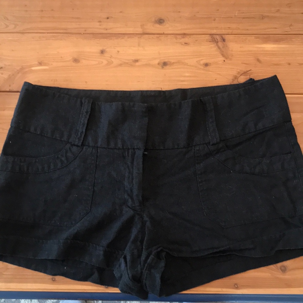 Black shorts